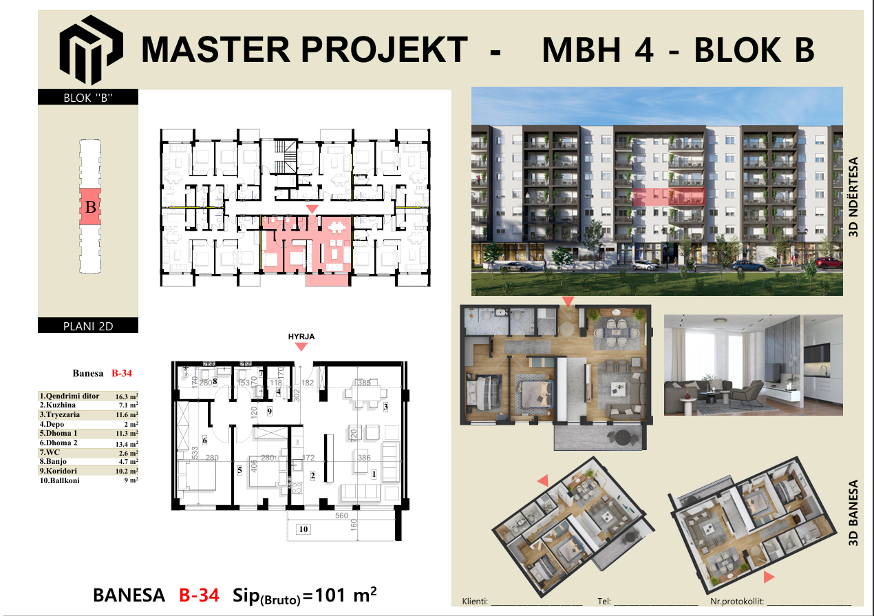 Apartment MBH4-rr.Nashecit